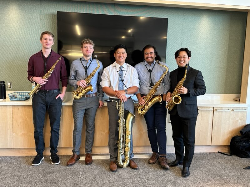 MSU Sax Quartet at Bozeman Public Library
